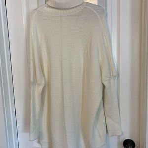 Women’s Cream Turtleneck Sweater